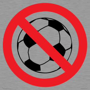 P909 Prohibition: No ball games